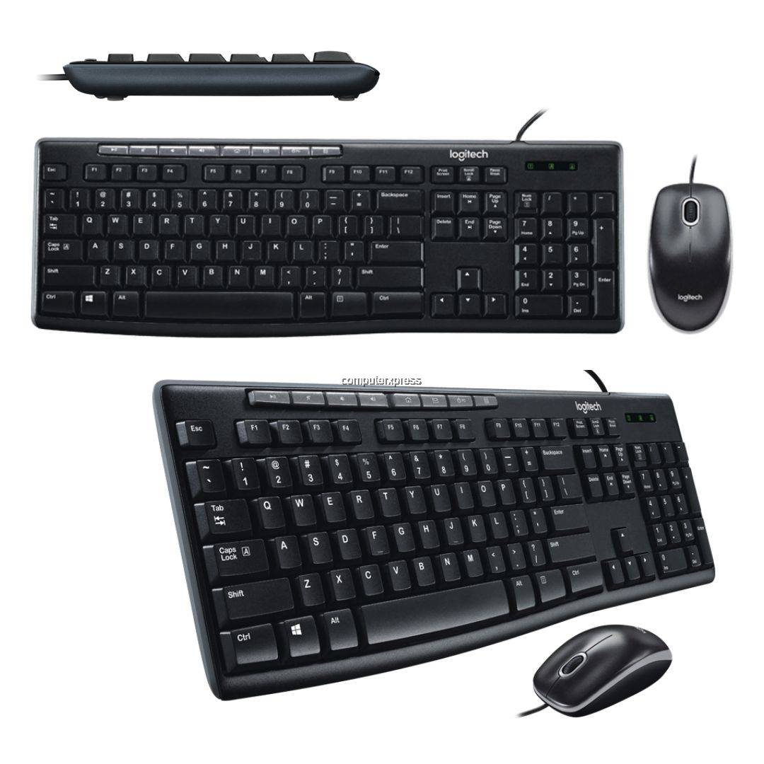 LOGITECH MEDIA COMBO MK200 USB KEYBOARD & MOUSE